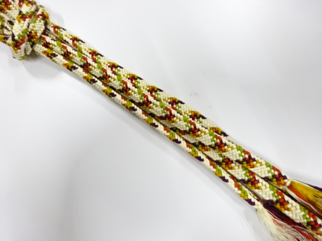 正絹　手組帯締め